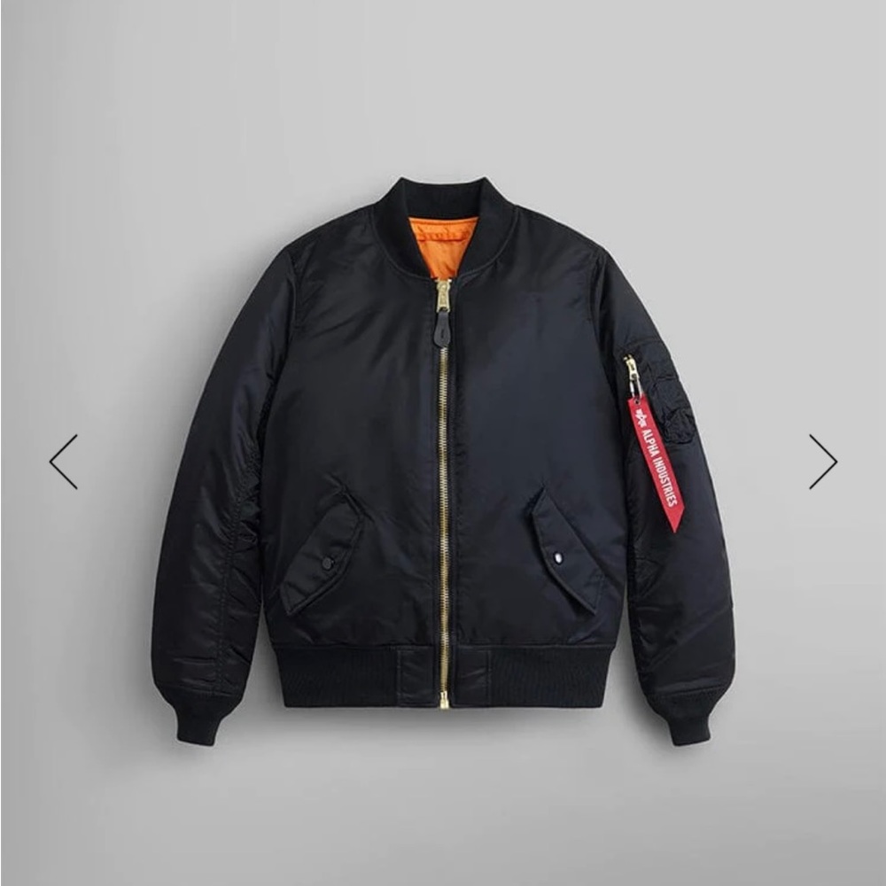 Alpha Industries Reversible MA-1 Bomber Jacket (Medium)